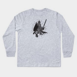 Knight: C.S. Lewis Kids Long Sleeve T-Shirt